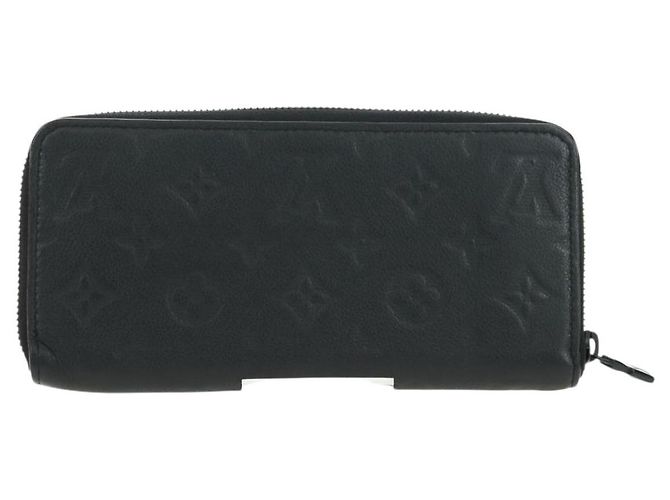 LOUIS VUITTON Empreinte Zippy Wallet Portafoglio Orizzontale Nero M11721 Auth 179337M - vista 2
