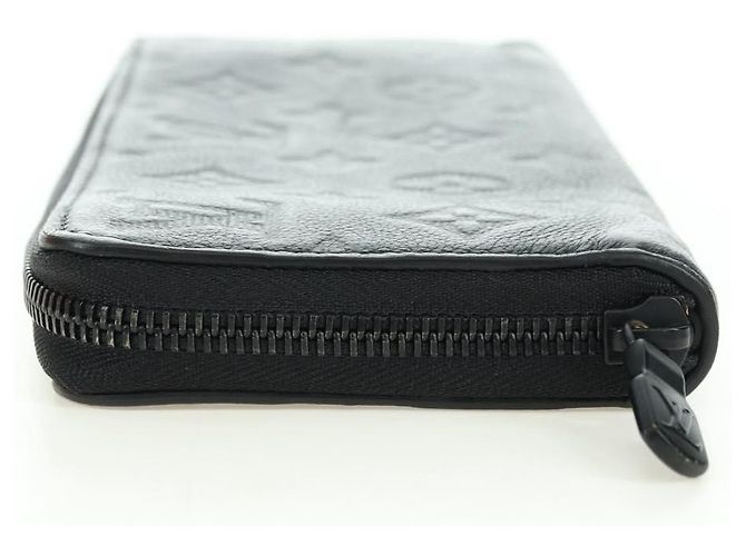 LOUIS VUITTON Empreinte Zippy Wallet Portafoglio Orizzontale Nero M11721 Auth 179337M - vista 3