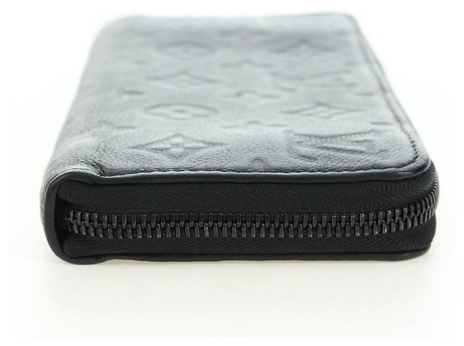 LOUIS VUITTON Empreinte Zippy Wallet Portafoglio Orizzontale Nero M11721 Auth 179337M - vista 4