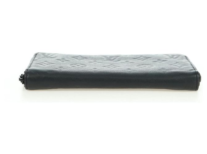 LOUIS VUITTON Empreinte Zippy Wallet Portafoglio Orizzontale Nero M11721 Auth 179337M - vista 6