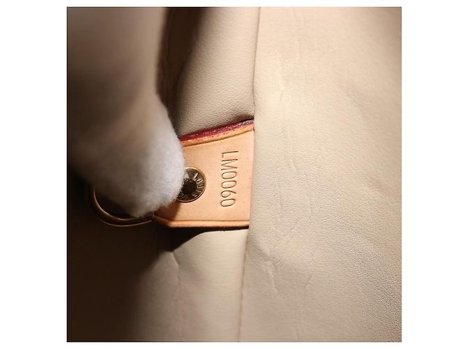 LOUIS VUITTON Monogram Vernis Houston Handtasche Beige M91004 LV Auth ep14514 - Ansicht 12