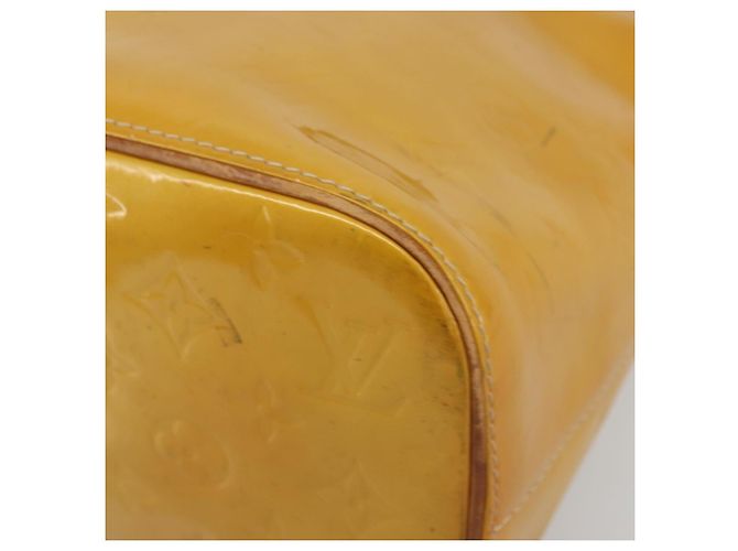 LOUIS VUITTON Monogram Vernis Houston Handtasche Beige M91004 LV Auth ep14514 - Ansicht 14