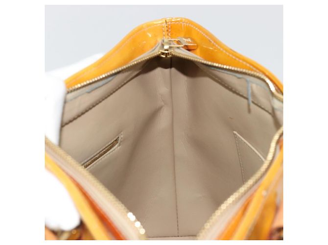 LOUIS VUITTON Monogram Vernis Houston Handtasche Beige M91004 LV Auth ep14514 - Ansicht 21