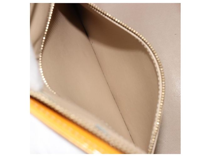 LOUIS VUITTON Monogram Vernis Houston Handtasche Beige M91004 LV Auth ep14514 - Ansicht 24