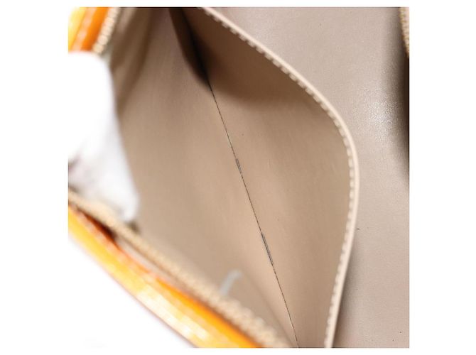 LOUIS VUITTON Monogram Vernis Houston Handtasche Beige M91004 LV Auth ep14514 - Ansicht 25