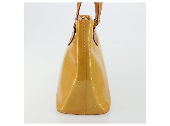 LOUIS VUITTON Monogram Vernis Houston Handtasche Beige M91004 LV Auth ep14514 - Ansicht 4