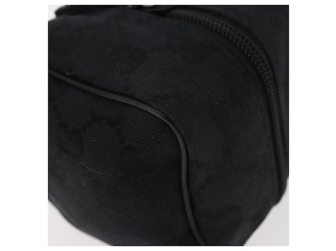 Pochette GUCCI GG Canvas Preta Prata 039 1054 Auth 180058 Preto - vista 16