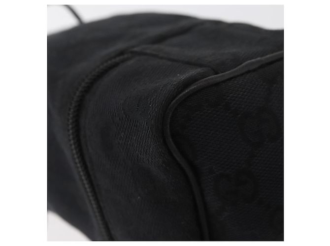 Pochette GUCCI GG Canvas Preta Prata 039 1054 Auth 180058 Preto - vista 17