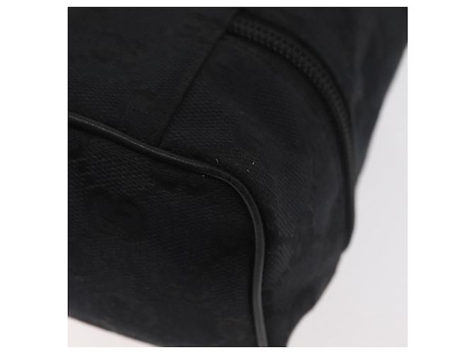 Pochette GUCCI GG Canvas Preta Prata 039 1054 Auth 180058 Preto - vista 8