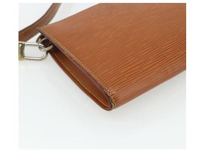 LOUIS VUITTON Epi Pochette Accessoires Pochette Marrone M52953 LV Auth 179623 - vista 14