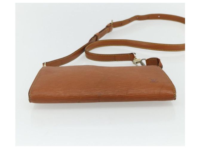 LOUIS VUITTON Epi Pochette Accessoires Pochette Marrone M52953 LV Auth 179623 - vista 5