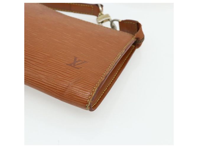 LOUIS VUITTON Epi Pochette Accessoires Pochette Marrone M52953 LV Auth 179623 - vista 9