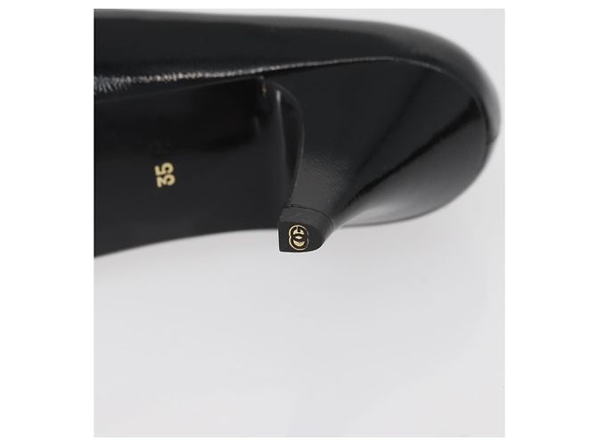 Décolleté GIVENCHY in vernice nero e oro Auth ti3934 D'oro - vista 10