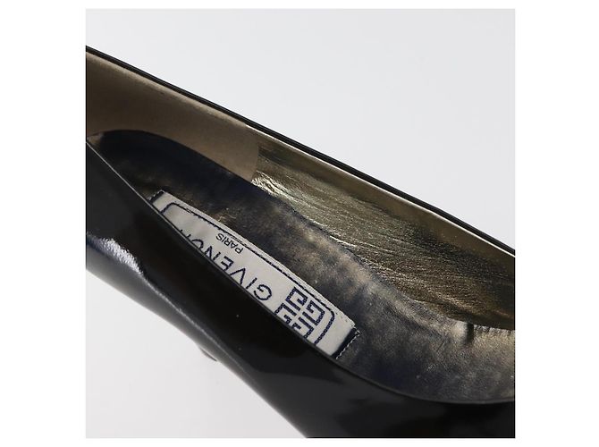Décolleté GIVENCHY in vernice nero e oro Auth ti3934 D'oro - vista 15