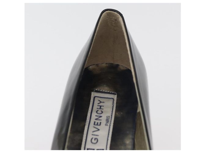 Décolleté GIVENCHY in vernice nero e oro Auth ti3934 D'oro - vista 17