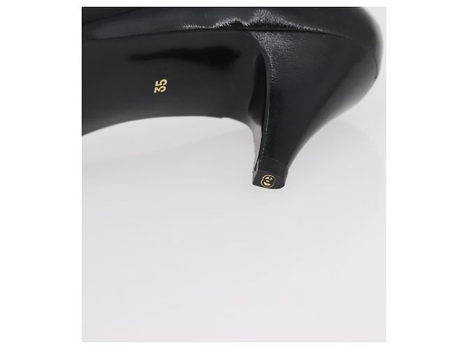 Décolleté GIVENCHY in vernice nero e oro Auth ti3934 D'oro - vista 27