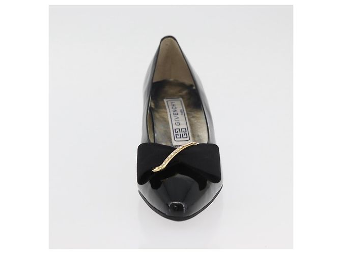 Décolleté GIVENCHY in vernice nero e oro Auth ti3934 D'oro - vista 28