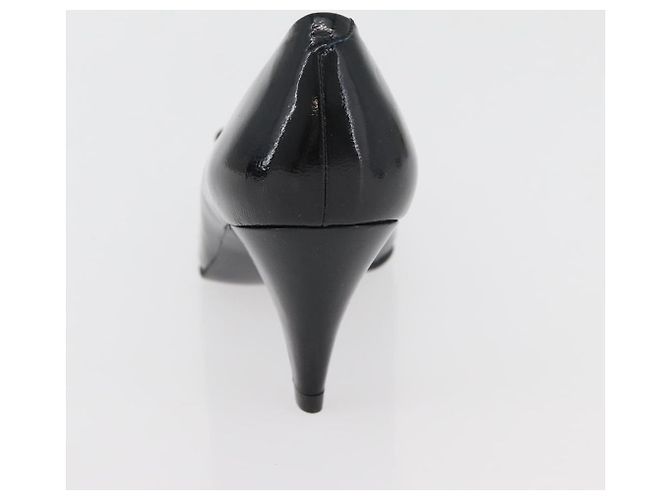 Décolleté GIVENCHY in vernice nero e oro Auth ti3934 D'oro - vista 29