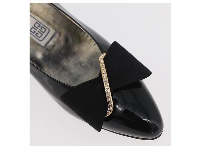 Décolleté GIVENCHY in vernice nero e oro Auth ti3934 D'oro - vista 30