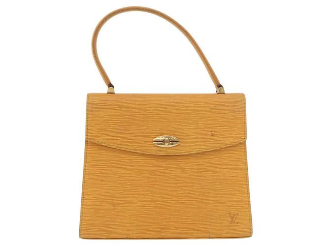 Bolsa LOUIS VUITTON Epi Malesherbes Tassili Yellow Jonne M52379 Auth 178722 - vista 13