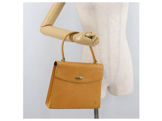 Bolsa LOUIS VUITTON Epi Malesherbes Tassili Yellow Jonne M52379 Auth 178722 - vista 25