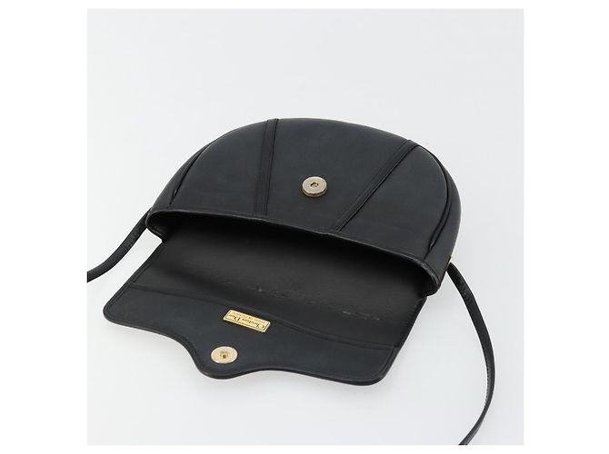 Borsa a tracolla Christian Dior Honeycomb Canvas PVC Nero Oro Auth BA12549 D'oro - vista 10