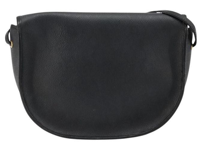 Borsa a tracolla Christian Dior Honeycomb Canvas PVC Nero Oro Auth BA12549 D'oro - vista 2