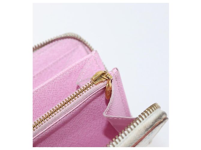 LOUIS VUITTON Monogram Multicolor Zippy Long Wallet White M60241 LV Auth BA12620 Bianco - vista 10
