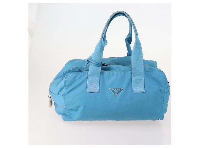 LOEWE PRADA Schultertasche Wildleder Nylon 4er Set Braun Marineblau Authentisch 177843 - Ansicht 2