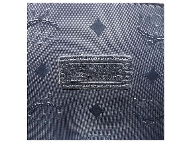 Borsa a tracolla MCM Vicetos Logogram PVC Nero Oro Auth mr2450 D'oro - vista 18