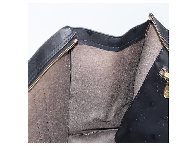 Borsa a tracolla MCM Vicetos Logogram PVC Nero Oro Auth mr2450 D'oro - vista 20