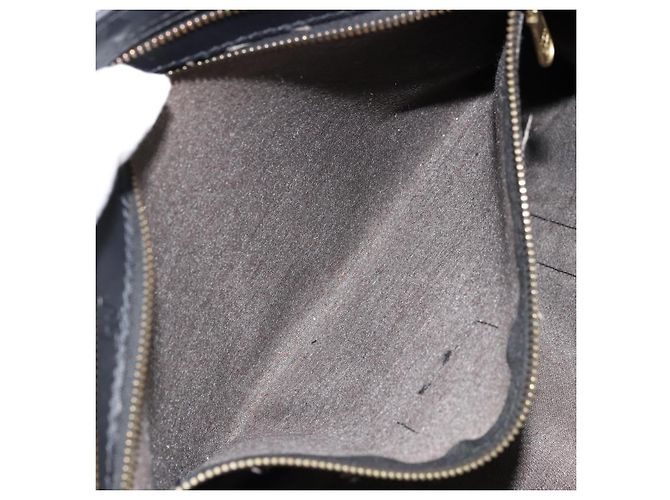 Borsa a tracolla MCM Vicetos Logogram PVC Nero Oro Auth mr2450 D'oro - vista 22