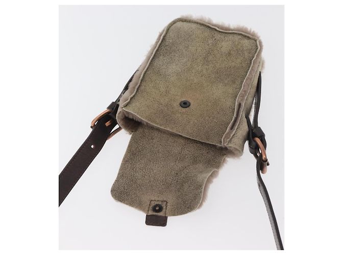 Céline Borsa a Spalla CELINE Mouton Brown Auth 178798A Marrone - vista 10