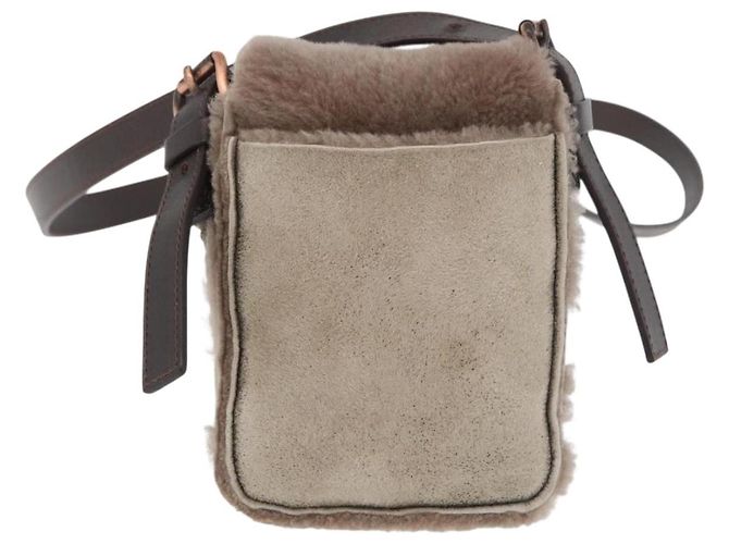 Céline Borsa a Spalla CELINE Mouton Brown Auth 178798A Marrone - vista 2