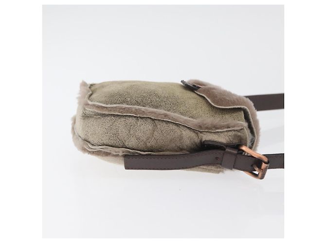 Céline Borsa a Spalla CELINE Mouton Brown Auth 178798A Marrone - vista 3