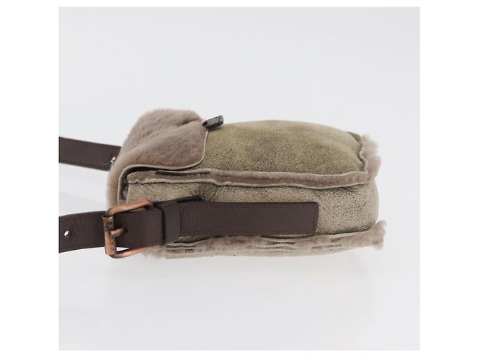 Céline Borsa a Spalla CELINE Mouton Brown Auth 178798A Marrone - vista 4
