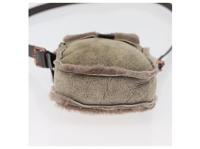 Céline Borsa a Spalla CELINE Mouton Brown Auth 178798A Marrone - vista 5