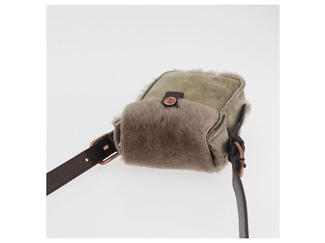Céline Borsa a Spalla CELINE Mouton Brown Auth 178798A Marrone - vista 6
