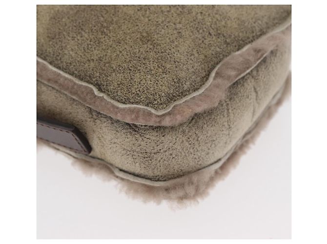 Céline Borsa a Spalla CELINE Mouton Brown Auth 178798A Marrone - vista 9