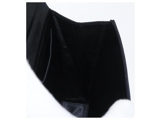 Borsa a tracolla SAINT LAURENT Satin Black Auth 179994 Nero - vista 17