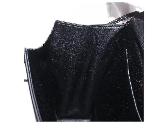 Borsa a tracolla SAINT LAURENT Satin Black Auth 179994 Nero - vista 18
