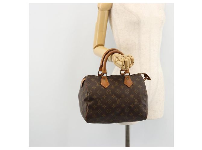 LOUIS VUITTON Borsa Monogram Speedy 25 M41528 LV Auth 179246A Monogramma - vista 22