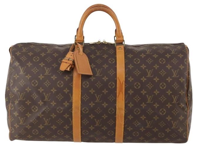 LOUIS VUITTON Monogram Keepall 55 Boston Bag M41424 LV Auth ka4321 Monogramm - Ansicht 13