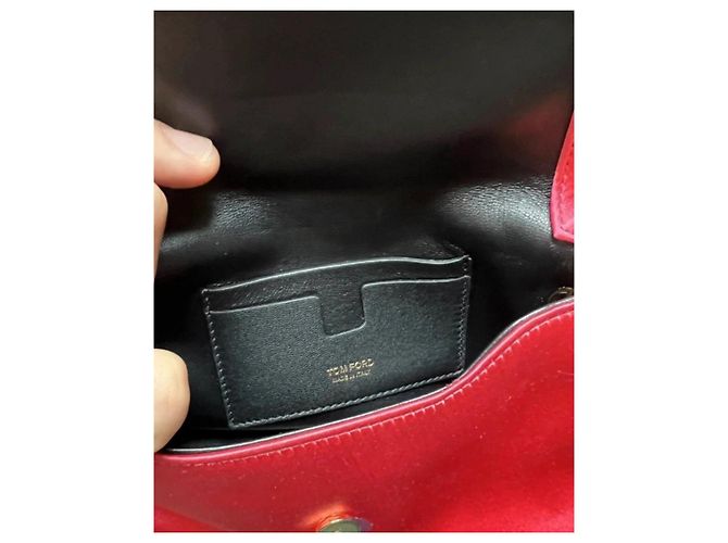Tom Ford Bolso de hombro de satén rosa - vista 3