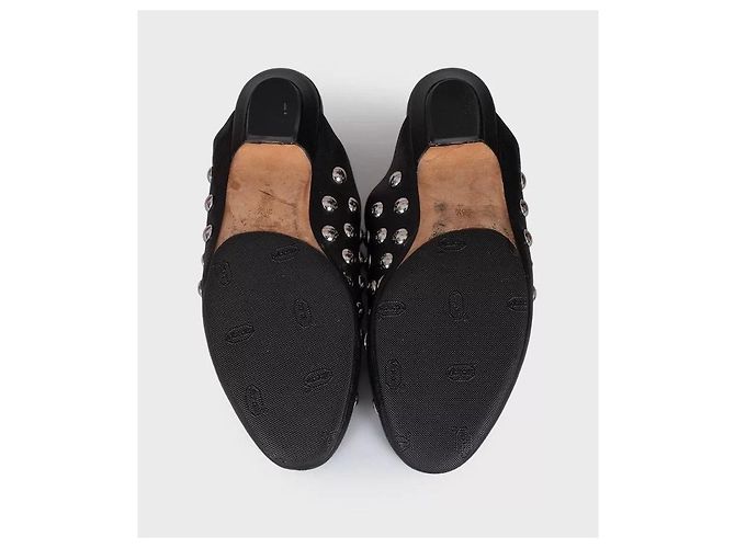 Khaite The Otto Black Leather Clogs - Taglia 38.5 usato - vista 5