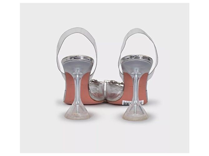 Amina Muaddi Begum Clear Slingbacks - Größe 38 Gebraucht - Ansicht 4