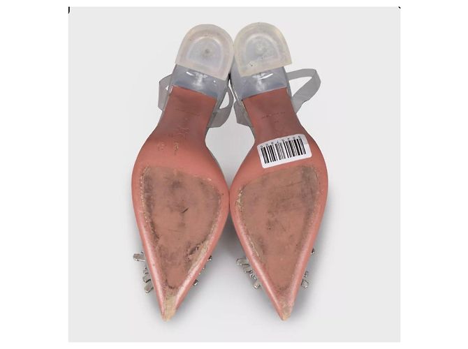 Amina Muaddi Begum Clear Slingbacks - Größe 38 Gebraucht - Ansicht 5