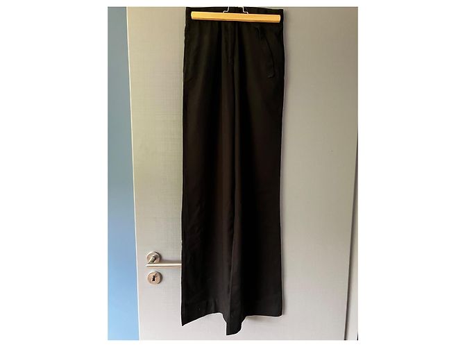 Sandro schwarze Hose mit Gürtel - Ansicht 3