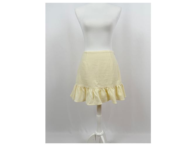 Autre Marque Minifalda Delfina amarilla Amarillo - vista 2