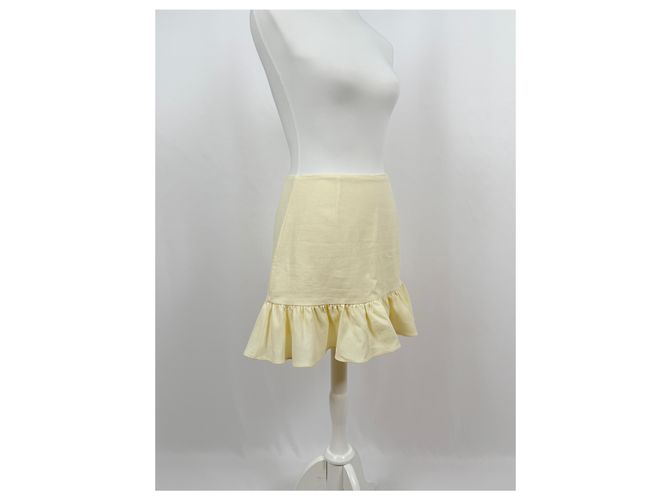 Autre Marque Minifalda Delfina amarilla Amarillo - vista 3
